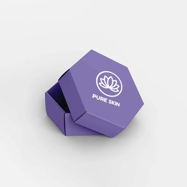 printed-cosmetic-hexagon-boxes